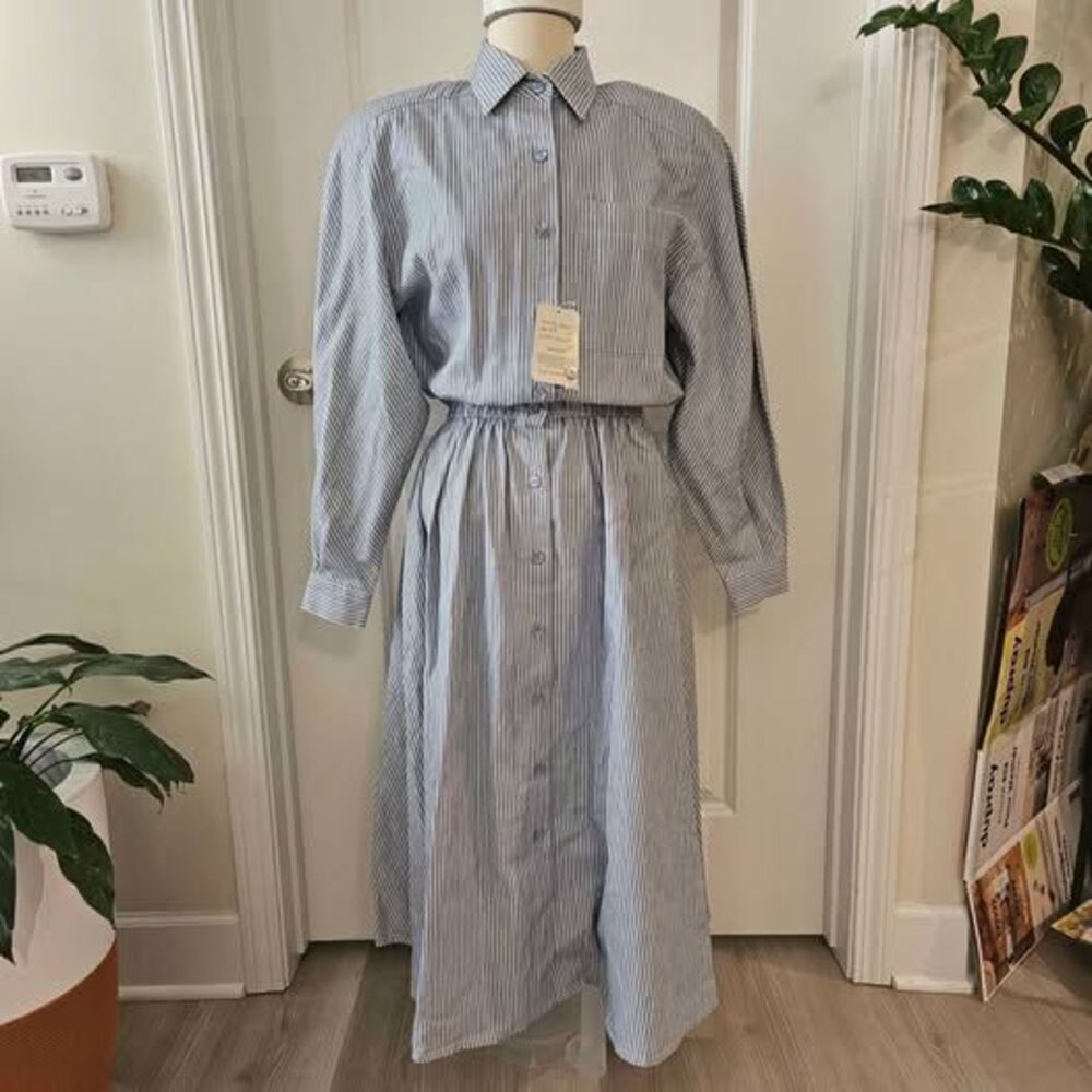 Vintage Horchow deadstock shirtwaist dress